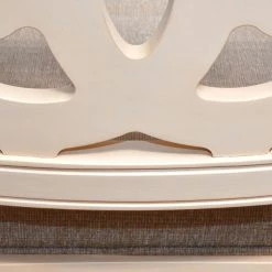 Ridgevalley Chaises Nouro (lot de 2) - Tissu / Peuplier massif - Beige chiné / Blanc crème -Meubles de salle à manger Soldes Magasin 1000265874 210519 10473300007 DETAILS P000000001000265874