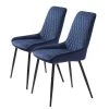 Red Living Chaises Dela (lot de 2) - Bleu marine