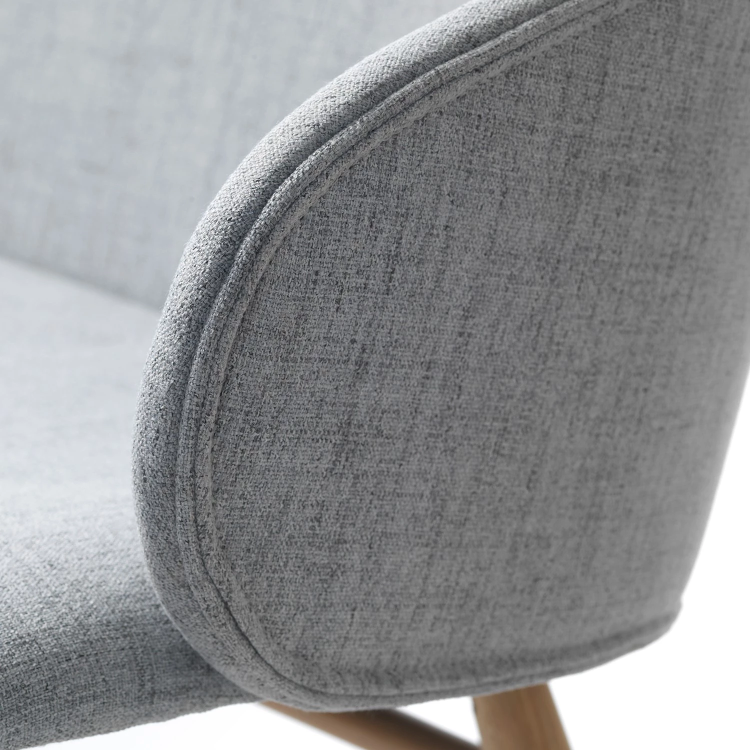 Norrwood Banquette Epalia - Tissu / Chêne massif - Gris clair / Chêne 7 Norrwood Banquette Epalia - Tissu / Chêne massif - Gris clair / Chêne – Image 7