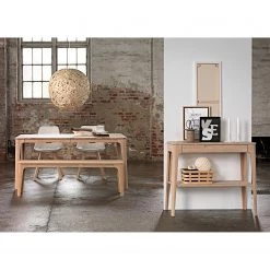 Naturoo Table Bell - Partiellement en chêne massif, extensible -Meubles de salle à manger Soldes Magasin 1000267013 210525 14344400452 MOOD DETAILS P000000001000267013 mood