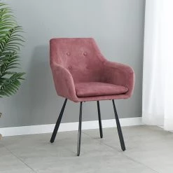 Ars manufacti Chaise à accoudoirs Yuna - Rose vieilli -Meubles de salle à manger Soldes Magasin 1000269994 220506 020 MOOD DETAILS P000000001000269994 mood