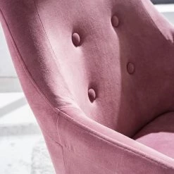 Ars manufacti Chaise à accoudoirs Yuna - Rose vieilli -Meubles de salle à manger Soldes Magasin 1000269994 220615 040 DETAILS P000000001000269994