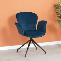 Ars manufacti Chaise à accoudoirs Yves - Bleu lagon 20 Ars manufacti Chaise à accoudoirs Yves - Bleu lagon -Meubles de salle à manger Soldes Magasin 1000269998 220506 020 MOOD DETAILS P000000001000269998 mood