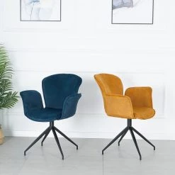 Ars manufacti Chaise à accoudoirs Yves - Bleu lagon 21 Ars manufacti Chaise à accoudoirs Yves - Bleu lagon -Meubles de salle à manger Soldes Magasin 1000269998 220506 021 MOOD DETAILS P000000001000269998 mood