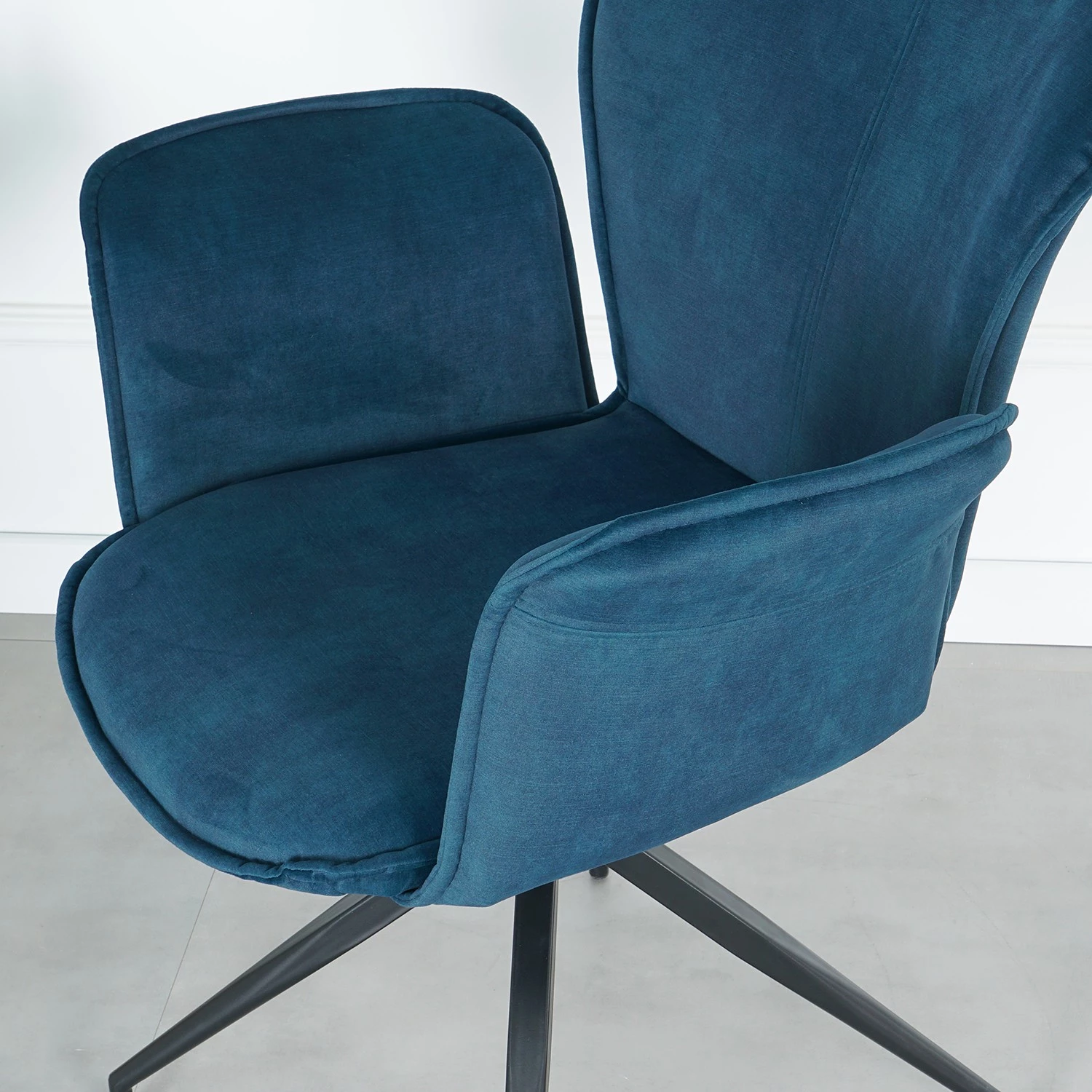 Ars manufacti Chaise à accoudoirs Yves - Bleu lagon 12 Ars manufacti Chaise à accoudoirs Yves - Bleu lagon – Image 12