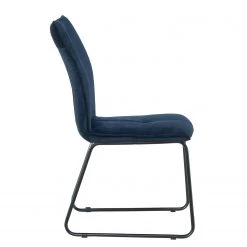 Ars manufacti Chaises capitonnées Veera (lot de 2) - Bleu nuit -Meubles de salle à manger Soldes Magasin 1000270012 220506 035 DETAILS P000000001000270012
