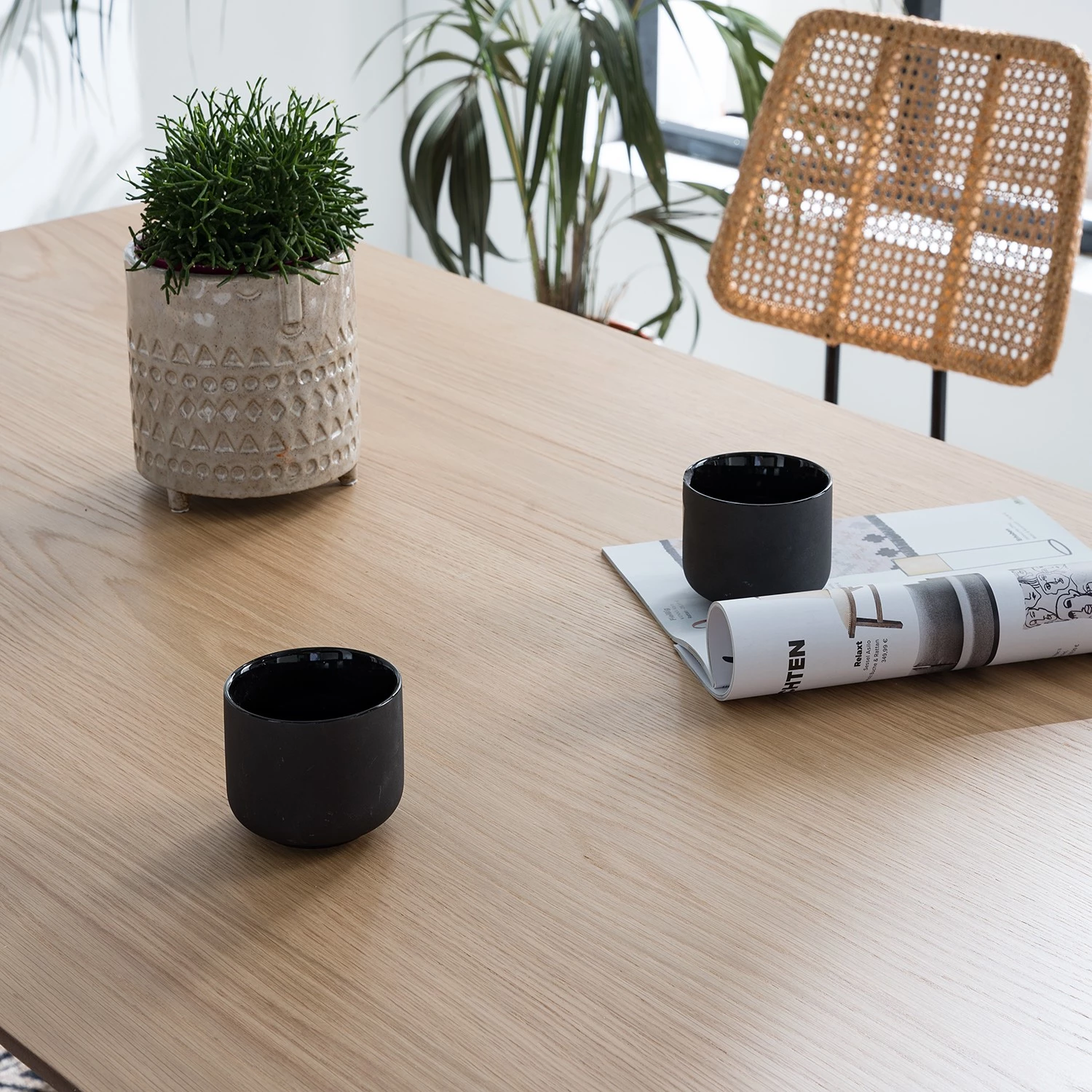 Mørteens Table Tracy - Imitation chêne 8 Mørteens Table Tracy - Imitation chêne – Image 8