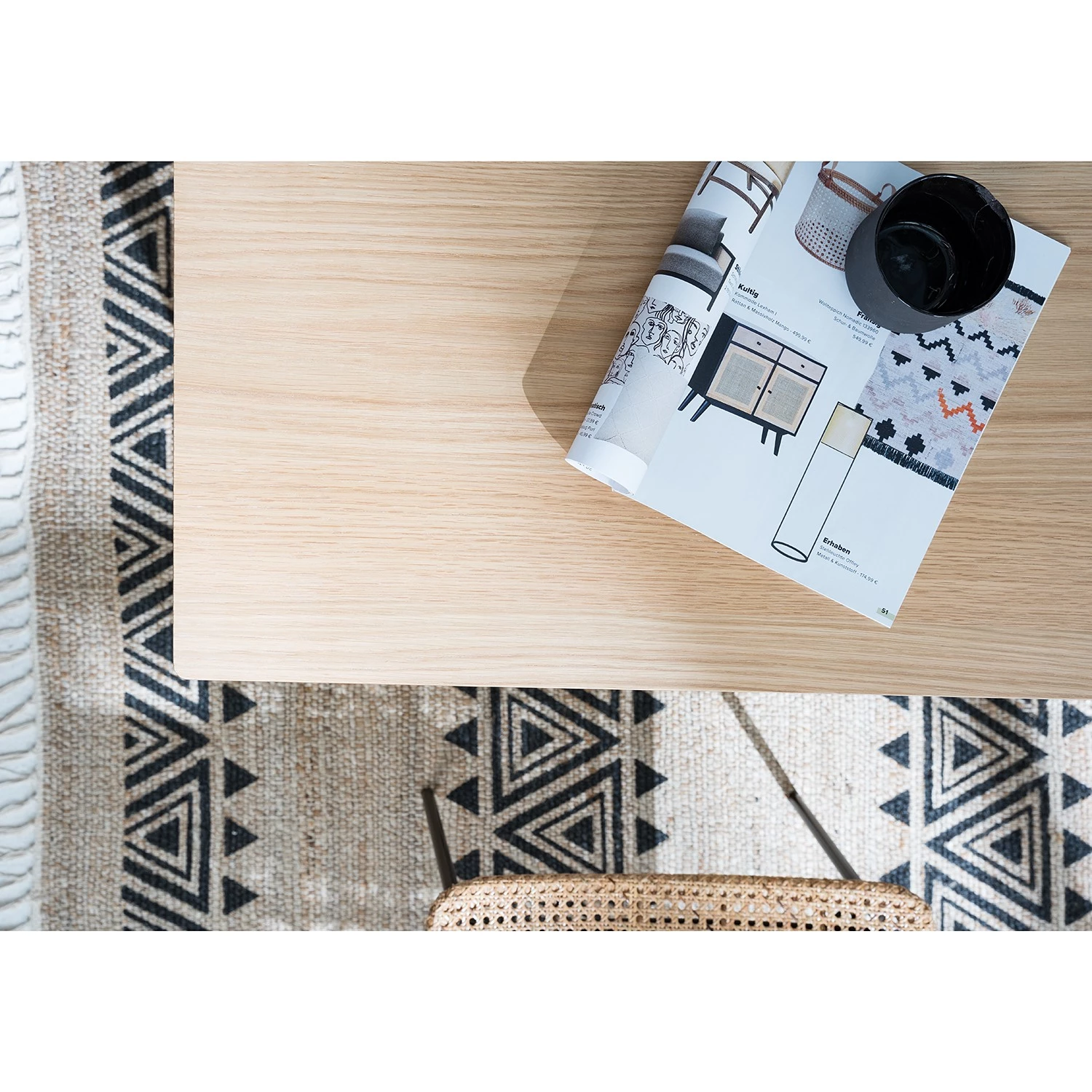 Mørteens Table Tracy - Imitation chêne 9 Mørteens Table Tracy - Imitation chêne – Image 9