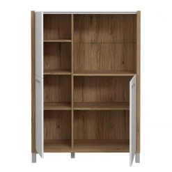 Norrwood Buffet haut Boyd I - Blanc / Imitation chêne -Meubles de salle à manger Soldes Magasin 1000270243 210609 06160200241 DETAILS P000000001000270243