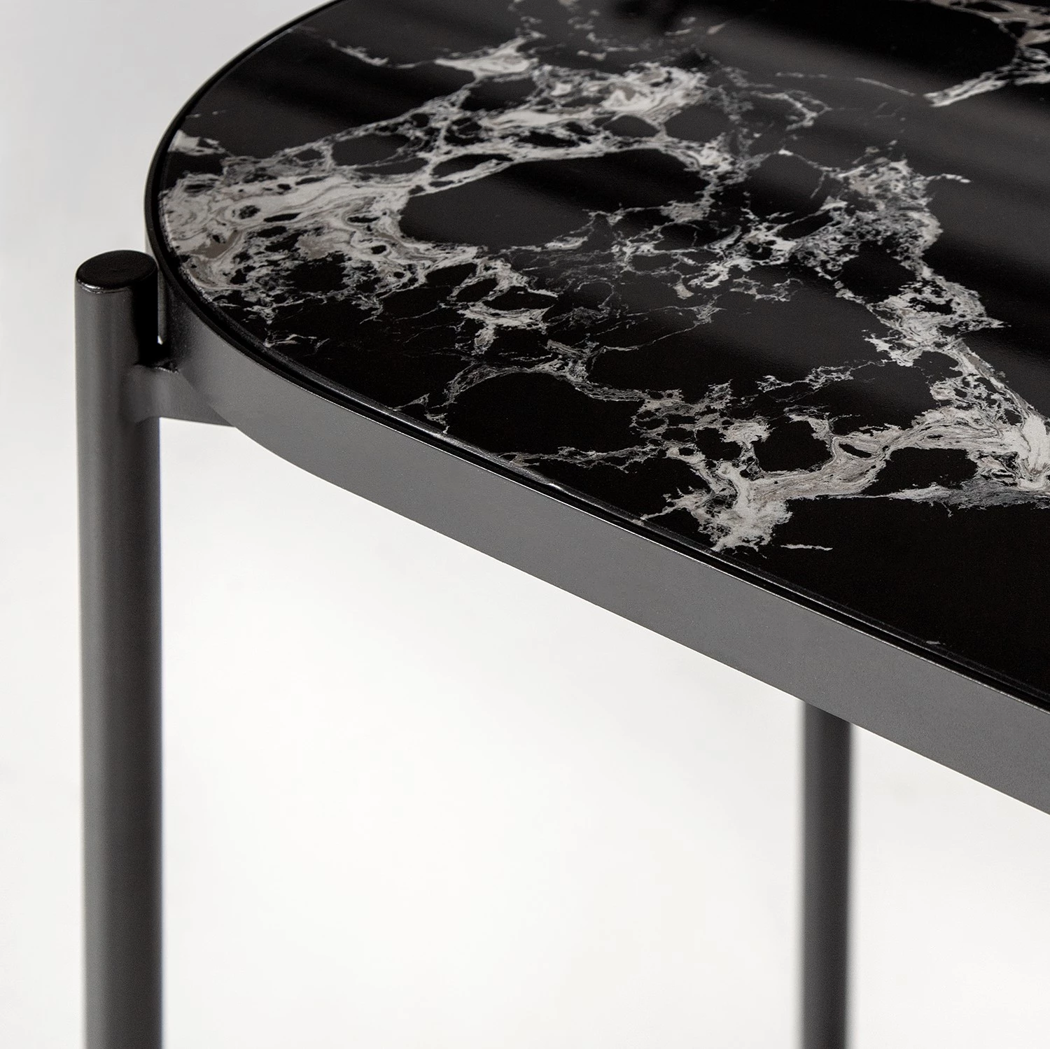 Studio Copenhagen Console Abee - Imitation marbre noir / Noir 12 Studio Copenhagen Console Abee - Imitation marbre noir / Noir – Image 12