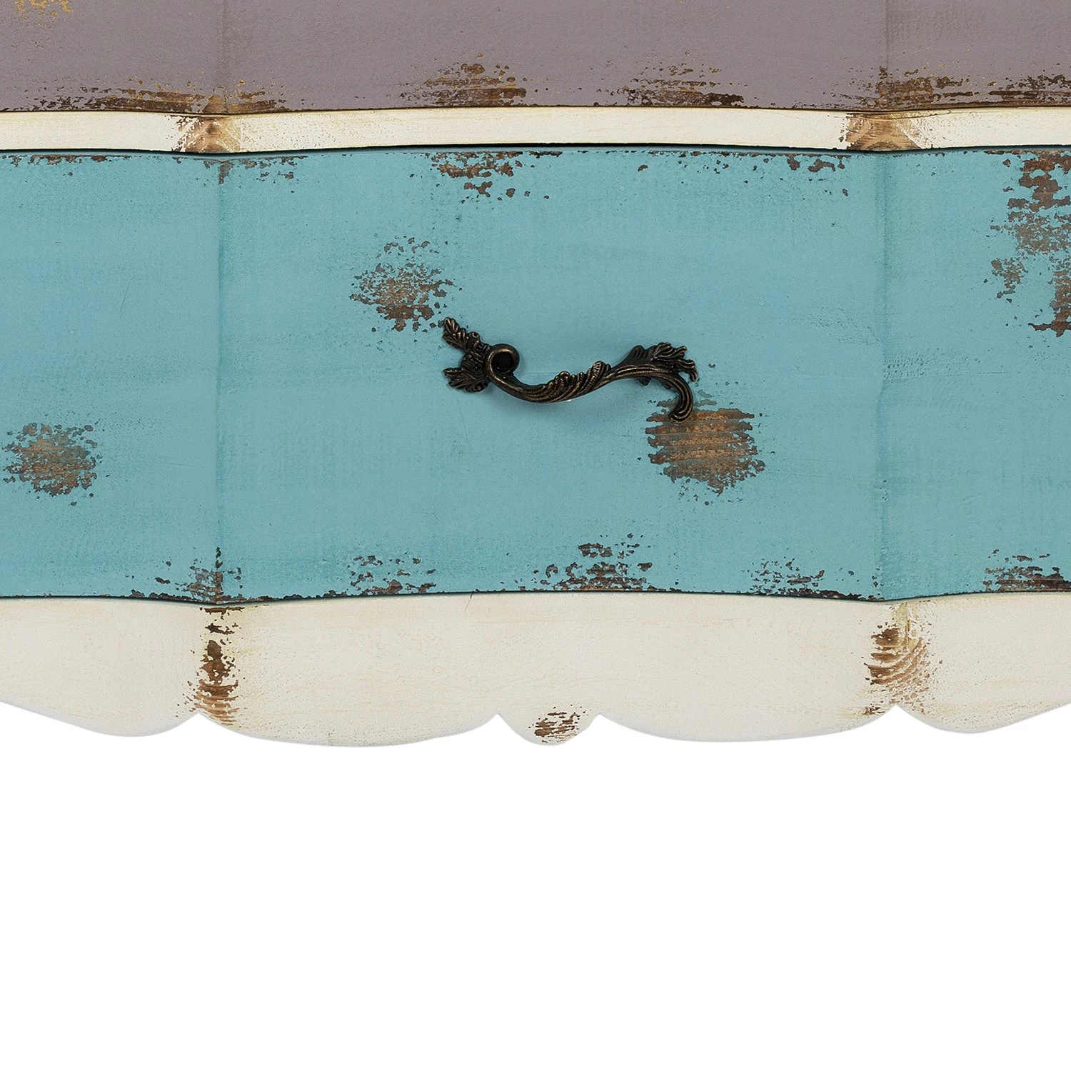 Ridgevalley Commode Rusper - Sapin massif - Blanc / Bleu / Violet 10 Ridgevalley Commode Rusper - Sapin massif - Blanc / Bleu / Violet – Image 10