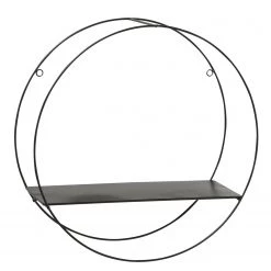 Boltze Étagère murale Franco II (lot de 3) - Métal - Noir -Meubles de salle à manger Soldes Magasin 1000270776 210709 14012000062 DETAILS P000000001000270776