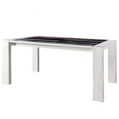 Wolf-Möbel Table Goa White - Partiellement en manguier massif - Manguier vintage blanc