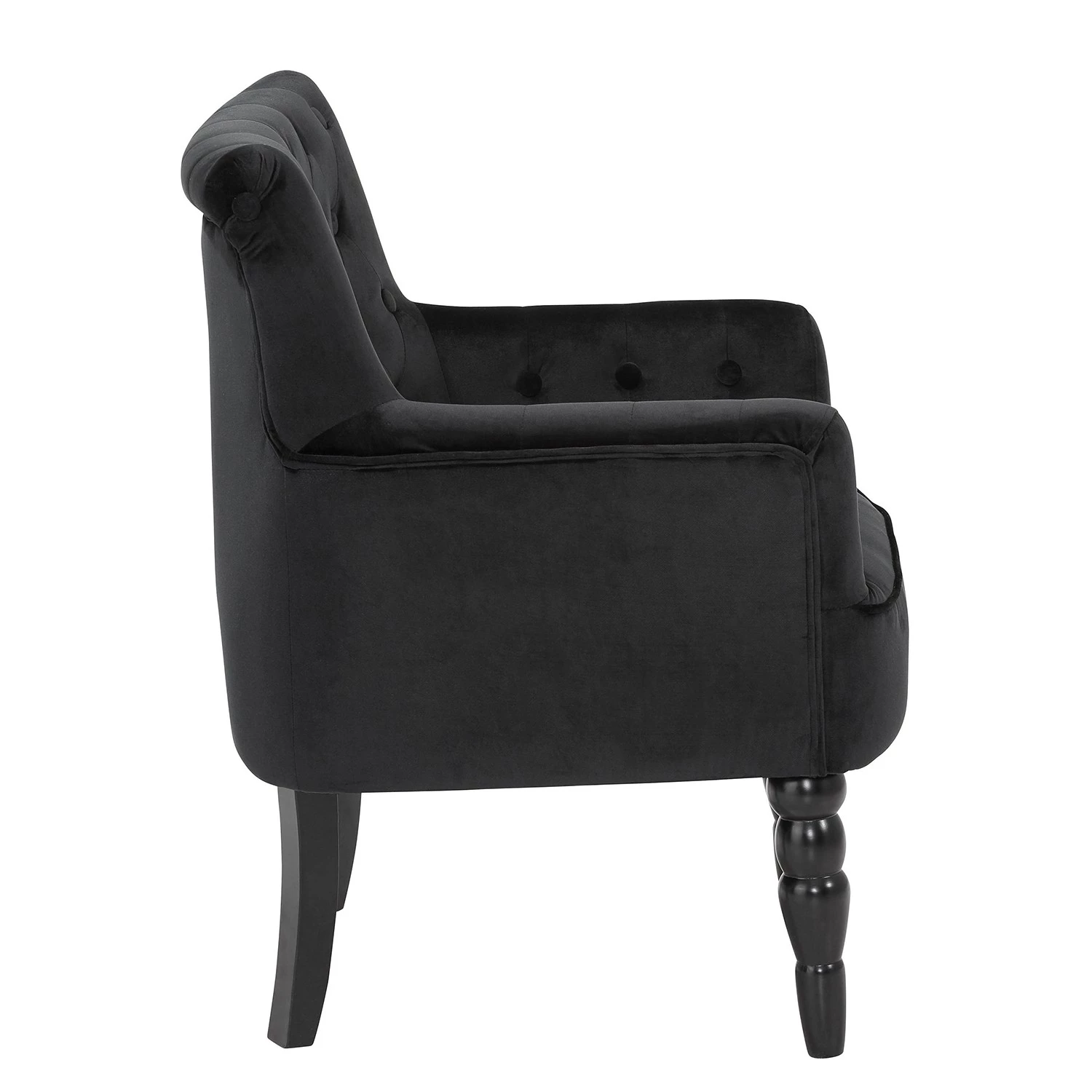 Red Living Chaise à accoudoirs Adora - Noir 3 Red Living Chaise à accoudoirs Adora - Noir – Image 3