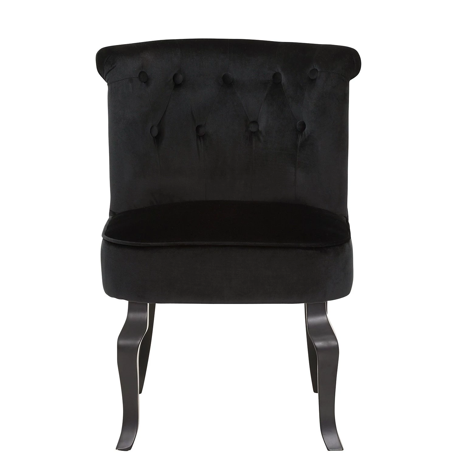 Red Living Chaise capitonnée Adriana - Noir 2 Red Living Chaise capitonnée Adriana - Noir – Image 2