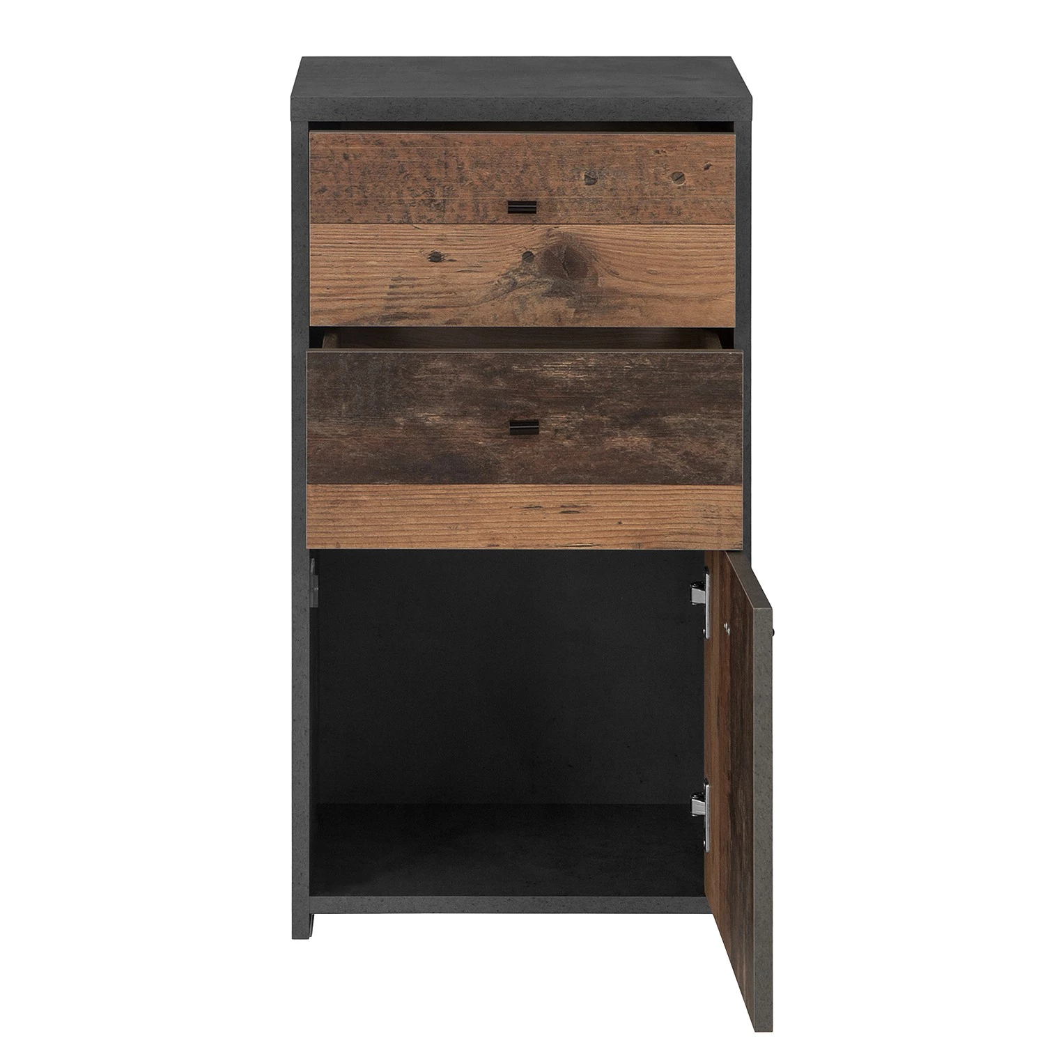 Loftscape Buffet Rison I - Gris foncé / Imitation bois ancien 4 Loftscape Buffet Rison I - Gris foncé / Imitation bois ancien – Image 4