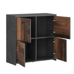 Loftscape Buffet Rison II - Gris foncé / Imitation bois ancien 12 Loftscape Buffet Rison II - Gris foncé / Imitation bois ancien -Meubles de salle à manger Soldes Magasin 1000272364 210819 07024300046 DETAILS P000000001000272364