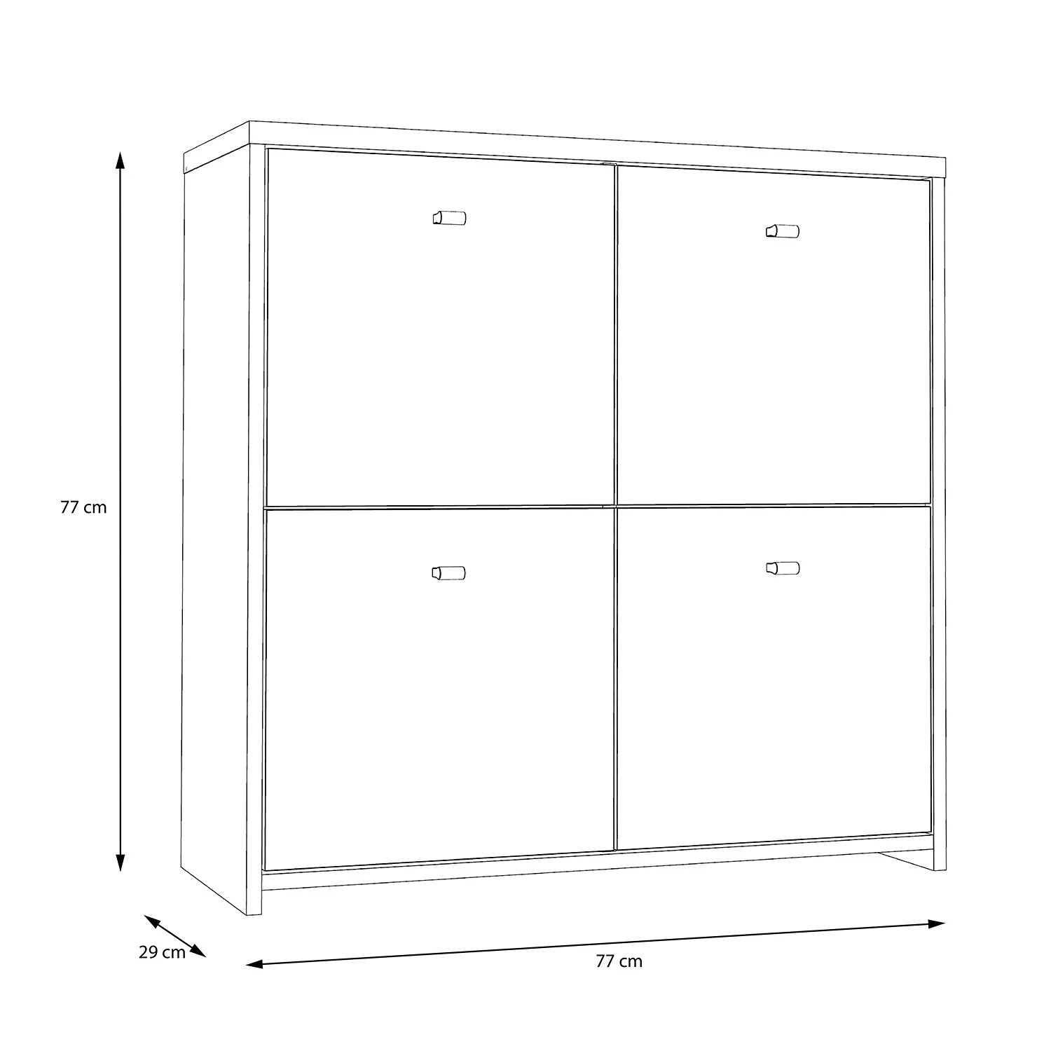 Loftscape Buffet Rison II - Gris foncé / Imitation bois ancien 7 Loftscape Buffet Rison II - Gris foncé / Imitation bois ancien – Image 7