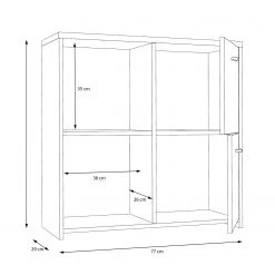 Loftscape Buffet Rison II - Gris foncé / Imitation bois ancien 15 Loftscape Buffet Rison II - Gris foncé / Imitation bois ancien -Meubles de salle à manger Soldes Magasin 1000272364 210819 07024300048 SKETCH DETAILS P000000001000272364 sketch