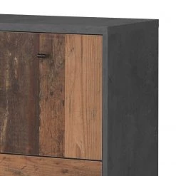Loftscape Buffet Rison II - Gris foncé / Imitation bois ancien 13 Loftscape Buffet Rison II - Gris foncé / Imitation bois ancien -Meubles de salle à manger Soldes Magasin 1000272364 210819 07025000183 DETAILS P000000001000272364