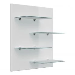 Posseik Étagère murale Elite - Blanc brillant - Largeur : 52 cm