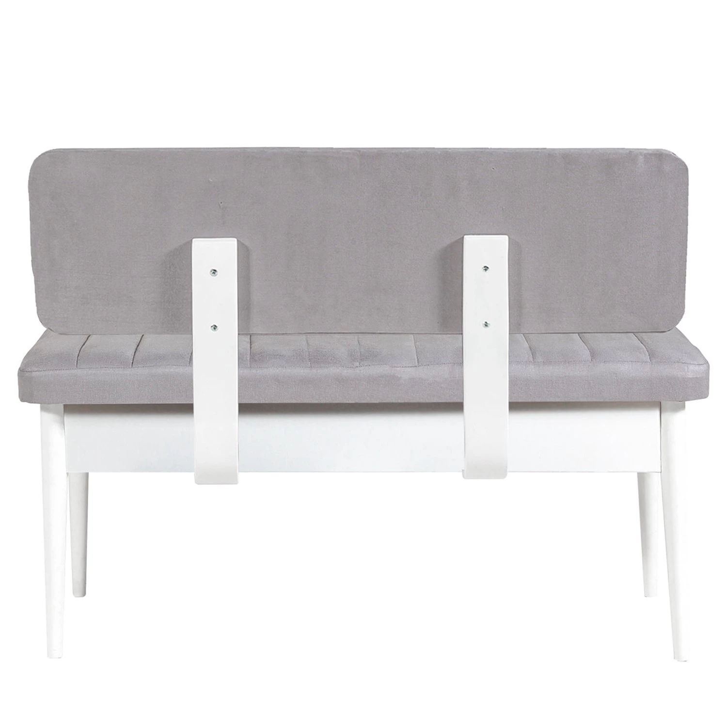 Loftscape Salle à manger Baris (5 éléments) - Extensible - Blanc / Gris 9 Loftscape Salle à manger Baris (5 éléments) - Extensible - Blanc / Gris – Image 9