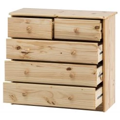 Naturoo Commode Bekasi III - Pin massif -Meubles de salle à manger Soldes Magasin 1000273401 210611 15403200012 DETAILS P000000001000273401