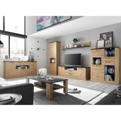 Ridgevalley Armoire Nanda I - Imitation chêne artisan / Imitation chêne noir -Meubles de salle à manger Soldes Magasin 1000273440 210610 07544700018 MOOD DETAILS P000000001000273440 mood