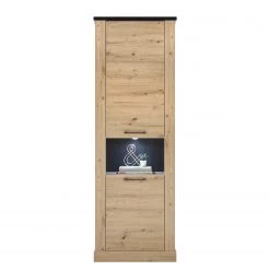 Ridgevalley Armoire Nanda I - Imitation chêne artisan / Imitation chêne noir -Meubles de salle à manger Soldes Magasin 1000273440 210610 07544700019 DETAILS P000000001000273440