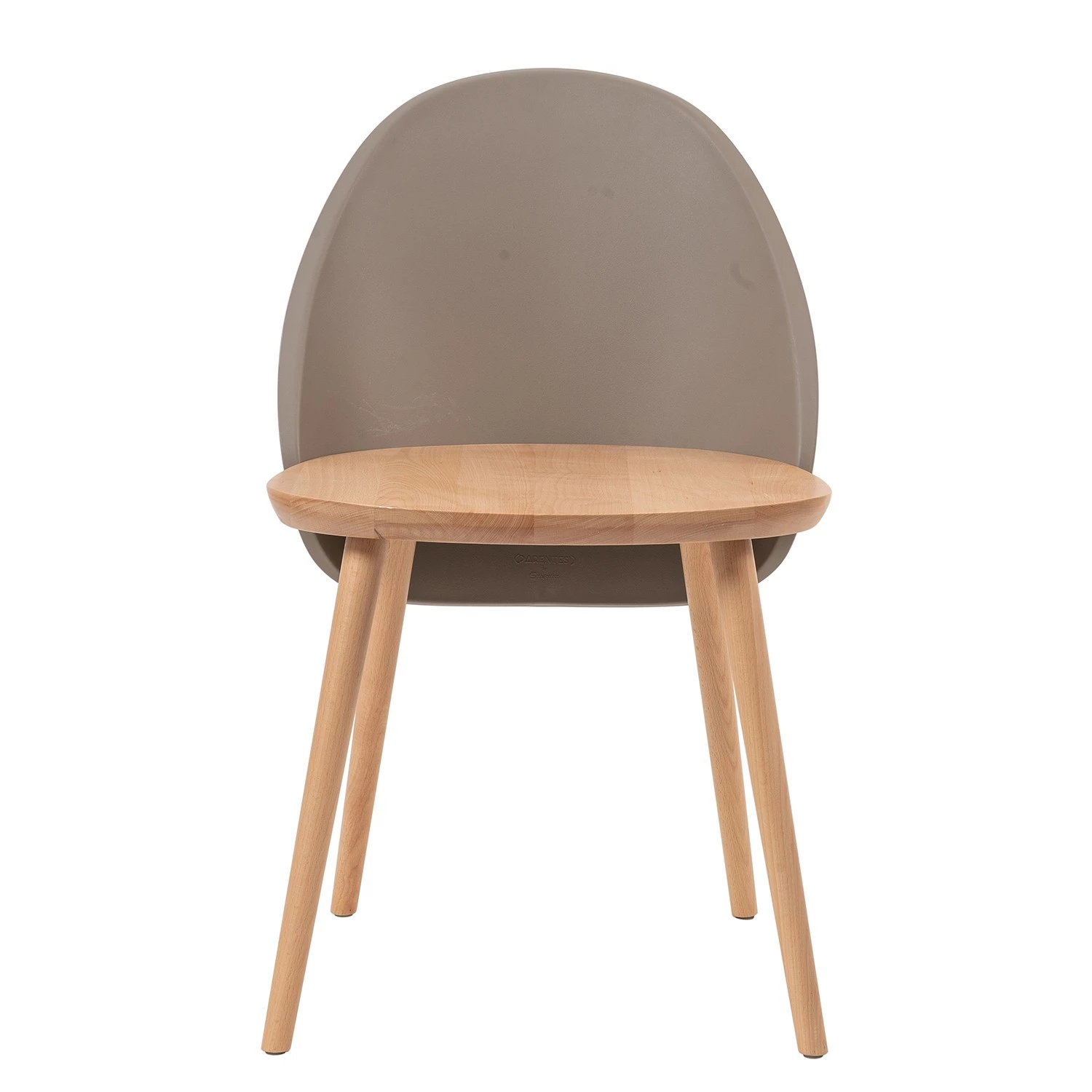 Mørteens Chaises Doon (lot de 2) - Matière plastique / Hêtre massif - Taupe / Hêtre 4 Mørteens Chaises Doon (lot de 2) - Matière plastique / Hêtre massif - Taupe / Hêtre – Image 4