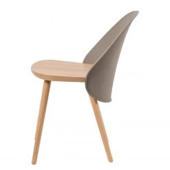 Mørteens Chaises Doon (lot de 2) - Matière plastique / Hêtre massif - Taupe / Hêtre 18 Mørteens Chaises Doon (lot de 2) - Matière plastique / Hêtre massif - Taupe / Hêtre -Meubles de salle à manger Soldes Magasin 1000273467 220420 035 DETAILS P000000001000273467