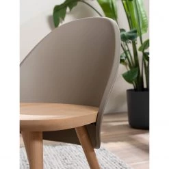 Mørteens Chaises Doon (lot de 2) - Matière plastique / Hêtre massif - Taupe / Hêtre 25 Mørteens Chaises Doon (lot de 2) - Matière plastique / Hêtre massif - Taupe / Hêtre -Meubles de salle à manger Soldes Magasin 1000273467 220819 030 DETAILS P000000001000273467