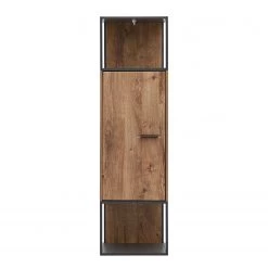 Red Living Vitrine murale Meevoo - Imitation chêne rustique / Graphite -Meubles de salle à manger Soldes Magasin 1000273885 210614 14470000016 DETAILS P000000001000273885