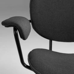 Mørteens Chaises à accoudoirs Nella (lot de 2) - Gris foncé -Meubles de salle à manger Soldes Magasin 1000274226 210618 10464300185 DETAILS P000000001000274226