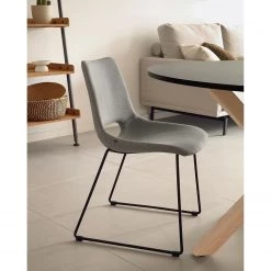 Mørteens Chaises Zara II (lot de 2) - Gris clair 12 Mørteens Chaises Zara II (lot de 2) - Gris clair -Meubles de salle à manger Soldes Magasin 1000274230 210618 10464400217 MOOD DETAILS P000000001000274230 mood