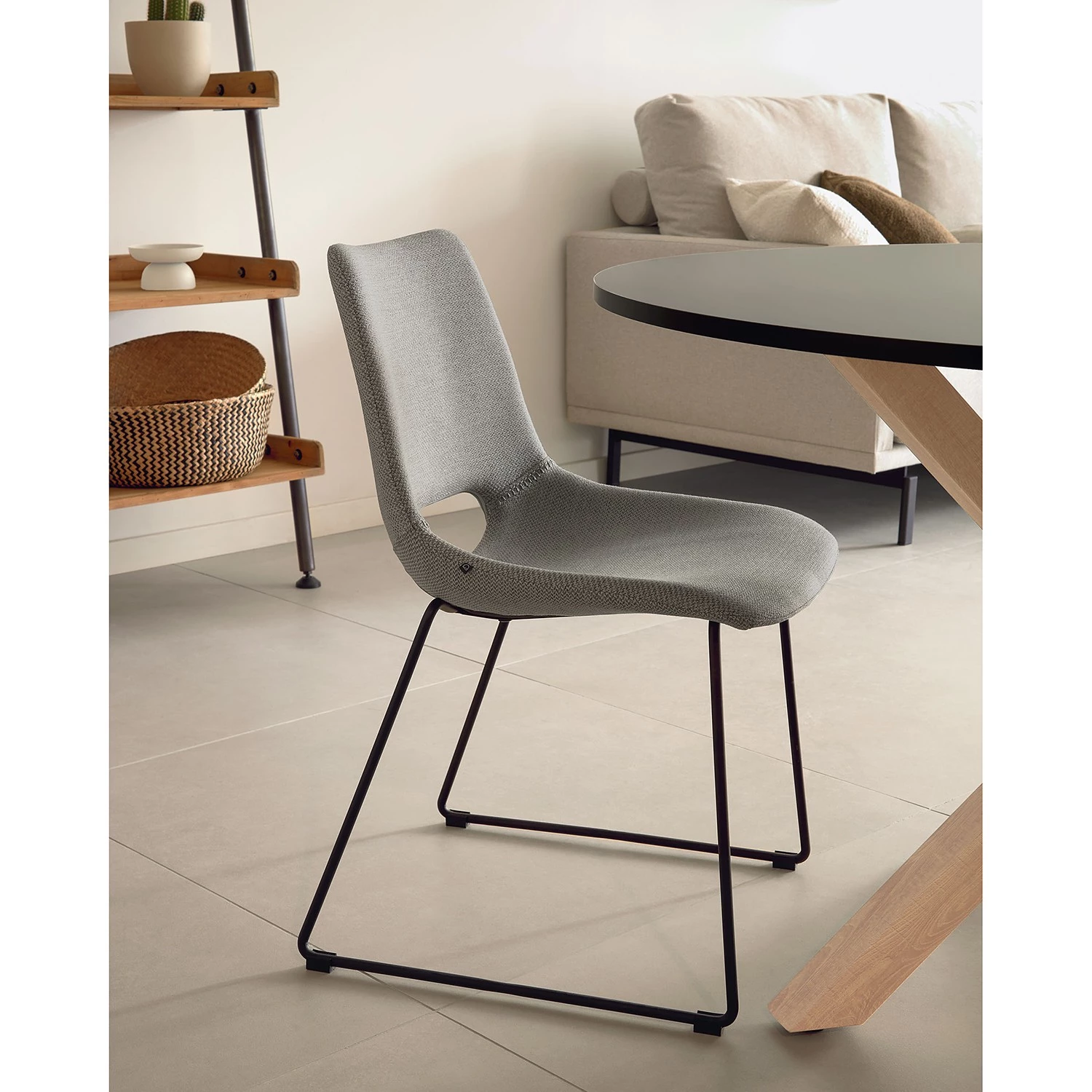 Mørteens Chaises Zara II (lot de 2) - Gris clair 3 Mørteens Chaises Zara II (lot de 2) - Gris clair – Image 3