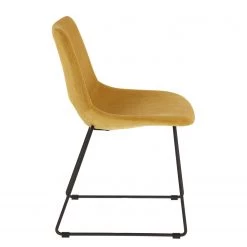 Fredriks Chaises Zara (lot de 2) - Jaune moutarde -Meubles de salle à manger Soldes Magasin 1000274232 210618 10464400241 DETAILS P000000001000274232