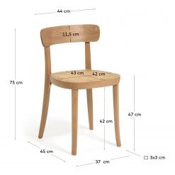 Mørteens Chaises Rom (lot de 2) - Hêtre naturel verni -Meubles de salle à manger Soldes Magasin 1000274248 210618 10464700379 SKETCH DETAILS P000000001000274248 sketch
