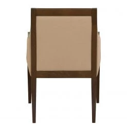 Velvet Studio Chaise à accoudoirs Tofino - Tissu / Hêtre massif - Camel / Hêtre -Meubles de salle à manger Soldes Magasin 1000274311 210709 14175100101 DETAILS P000000001000274311