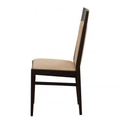 Velvet Studio Chaises Ripon (lot de 2) - Tissu / Hêtre massif - Camel / Noir -Meubles de salle à manger Soldes Magasin 1000274325 210709 14180000209 DETAILS P000000001000274325