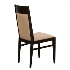 Velvet Studio Chaises Ripon (lot de 2) - Tissu / Hêtre massif - Camel / Noir -Meubles de salle à manger Soldes Magasin 1000274325 210709 14180000210 DETAILS P000000001000274325