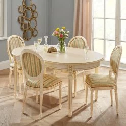 Velvet Studio Table Nellore - Extensible - Hêtre massif - Crème -Meubles de salle à manger Soldes Magasin 1000274328 210709 14180400228 MOOD DETAILS P000000001000274328 mood