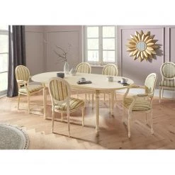 Velvet Studio Table Nellore - Extensible - Hêtre massif - Crème -Meubles de salle à manger Soldes Magasin 1000274328 210709 14180400229 MOOD DETAILS P000000001000274328 mood