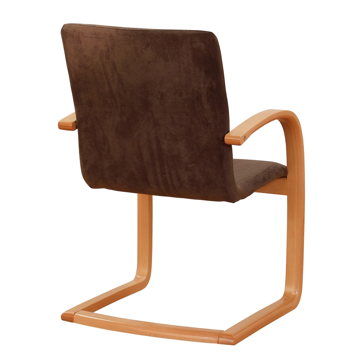 Norrwood Chaise à accoudoirs Rowena - Tissu / Hêtre massif - Tabac / Hêtre 4 Norrwood Chaise à accoudoirs Rowena - Tissu / Hêtre massif - Tabac / Hêtre – Image 4