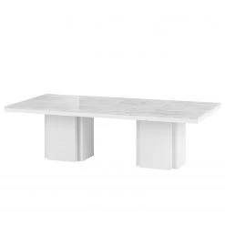 Loftscape Table de réunion Dusk III - Marbre blanc