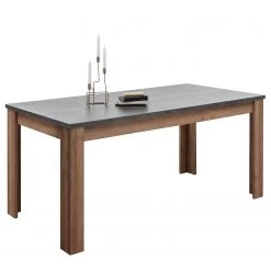 Red Living Table Belur - Extensible - Anthracite / Imitation chêne Samdal -Meubles de salle à manger Soldes Magasin 1000274825 210616 13165800102 DETAILS P000000001000274825