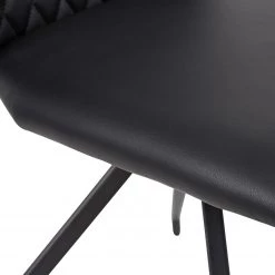 Loftscape Chaises Diva (Lot de 2) - Imitation cuir / Acier - Noir 15 Loftscape Chaises Diva (Lot de 2) - Imitation cuir / Acier - Noir -Meubles de salle à manger Soldes Magasin 1000274856 210629 14280700116 DETAILS P000000001000274856