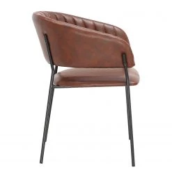 Ars manufacti Chaise à accoudoirs Acoma - Marron 13 Ars manufacti Chaise à accoudoirs Acoma - Marron -Meubles de salle à manger Soldes Magasin 1000274886 220107 103354000102 DETAILS P000000001000274886