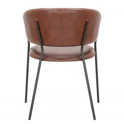 Ars manufacti Chaise à accoudoirs Acoma - Marron 14 Ars manufacti Chaise à accoudoirs Acoma - Marron -Meubles de salle à manger Soldes Magasin 1000274886 220107 103354000113 DETAILS P000000001000274886