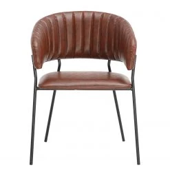 Ars manufacti Chaise à accoudoirs Acoma - Marron 12 Ars manufacti Chaise à accoudoirs Acoma - Marron -Meubles de salle à manger Soldes Magasin 1000274886 220107 10335400091 DETAILS P000000001000274886